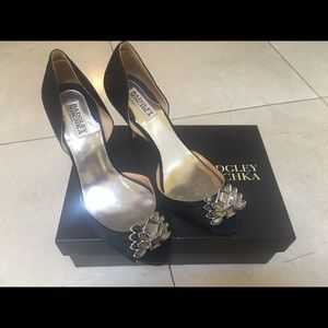 Badgley Mischka Heels with crystals